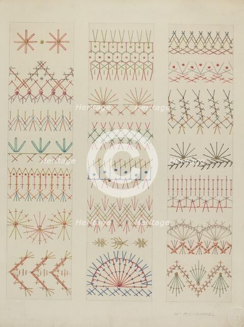 Crazy Quilt, c. 1938. Creator: William Kieckhofel.