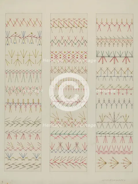 Crazy Quilt, c. 1938. Creator: William Kieckhofel.