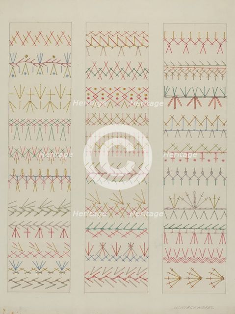 Crazy Quilt, c. 1938. Creator: William Kieckhofel.