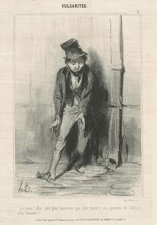 Cré nom: Elles sont plus heureuses ..., 1841. Creator: Honore Daumier