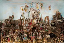 Crèche, mid-18th century. Creator: Unknown