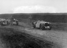 Cream Cracker Team MG PAs of Maurice Toulmin and Jack Bastock, Sunbac Inter-Club Team Trial, 1935. Artist: Bill Brunell