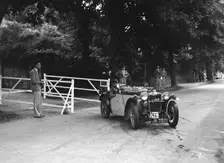 Cream Cracker Team MG PB of CAN May competing at the MCC Torquay Rally, July 1937. Artist: Bill Brunell