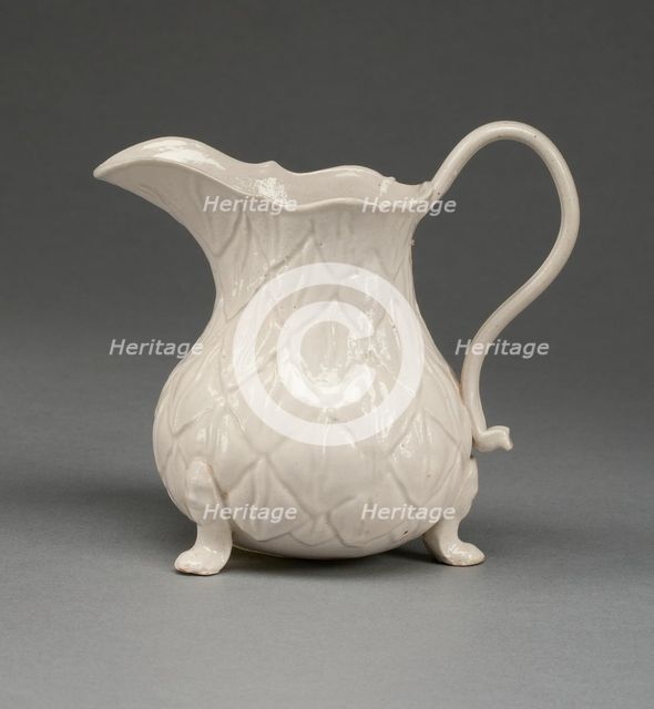 Cream Jug, Staffordshire, 1750/59. Creator: Staffordshire Potteries.