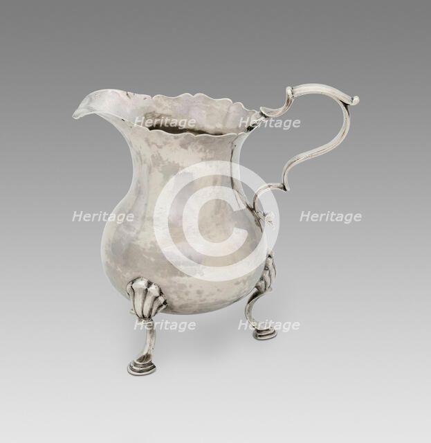 Cream Pot, 1755/76. Creator: Myer Myers.