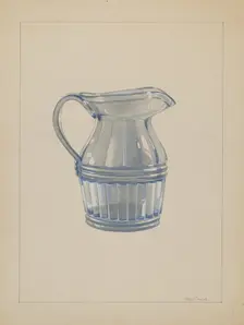 Cream Pitcher, 1935/1942. Creator: Charles Caseau