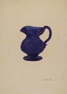 Cream Pitcher, 1935/1942. Creator: Janet Riza