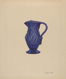 Cream Pitcher, 1936. Creator: Janet Riza