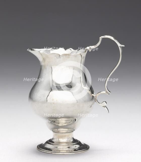 Cream Pitcher, c. 1765. Creator: Paul Revere II (American, 1735-1818).