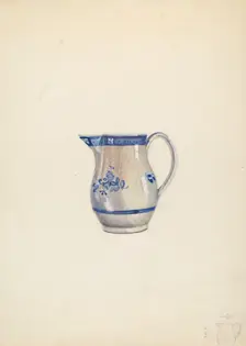 Cream Pitcher, c. 1936. Creator: Ella Josephine Sterling