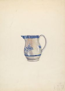 Cream Pitcher, c. 1936. Creator: Ella Josephine Sterling