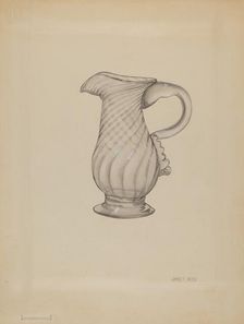 Cream Pitcher, c. 1936. Creator: Janet Riza