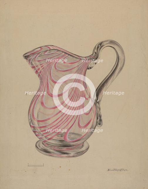 Cream Pitcher, c. 1936. Creator: John Tarantino.