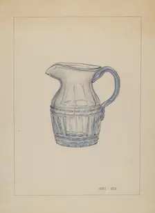 Cream Pitcher, c. 1937. Creator: Janet Riza