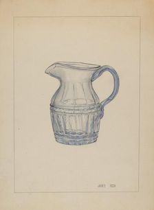 Cream Pitcher, c. 1937. Creator: Janet Riza