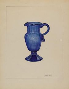 Cream Pitcher, c. 1937. Creator: Janet Riza