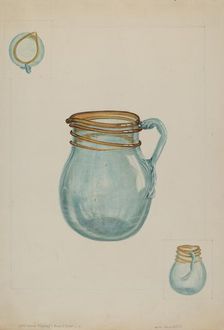 Cream Pitcher, c. 1938. Creator: Wilford H. Shurtliff
