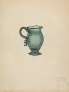 Cream Pitcher, c. 1938. Creator: John Dana