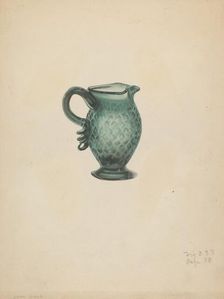 Cream Pitcher, c. 1938. Creator: John Dana