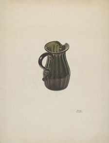 Cream Pitcher, c. 1940. Creator: Beverly Chichester