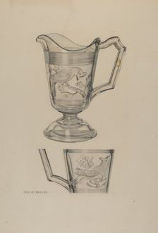 Cream Pitcher, c. 1940. Creator: George Yanosko