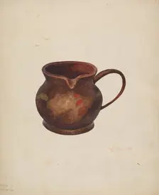 Cream Pitcher, c. 1940. Creator: Hugh Ryan