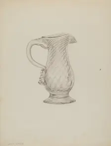 Cream Pitcher, c. 1940. Creator: John Dana