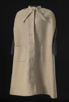 Cream wool cape designed by Arthur McGee, mid 20th-late 20th century. Creator: Arthur McGee