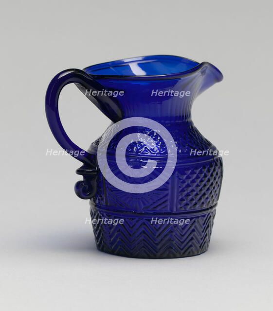 Creamer, 1825/30. Creator: Boston and Sandwich Glass Company.
