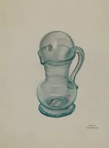 Creamer with Cover, c. 1939. Creator: Beverly Chichester