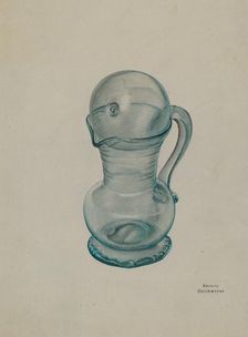 Creamer with Cover, c. 1939. Creator: Beverly Chichester