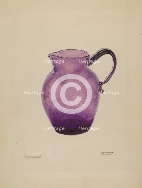 Creamer, c. 1936. Creator: Frank Fumagalli.
