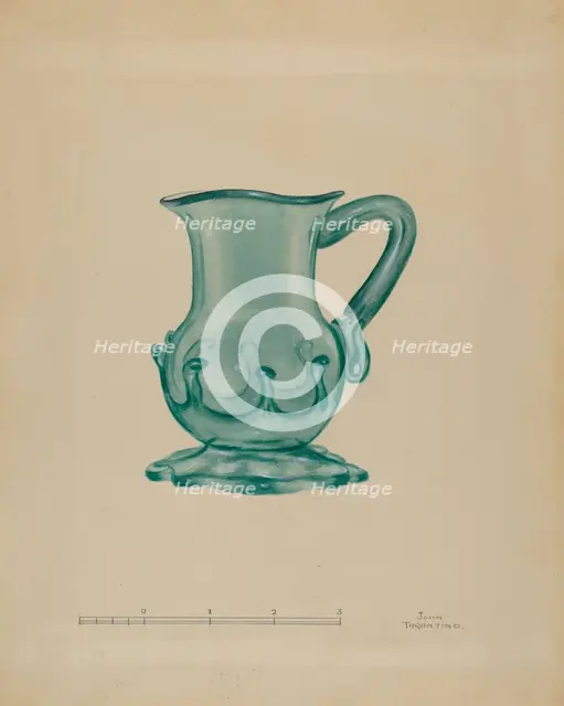 Creamer, c. 1936. Creator: John Tarantino.