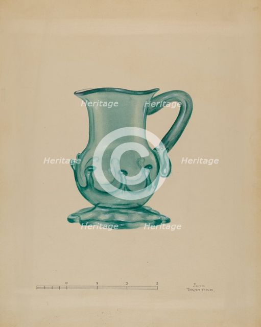 Creamer, c. 1936. Creator: John Tarantino.