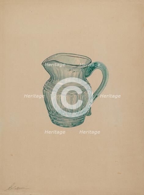Creamer, c. 1937. Creator: Giacinto Capelli.