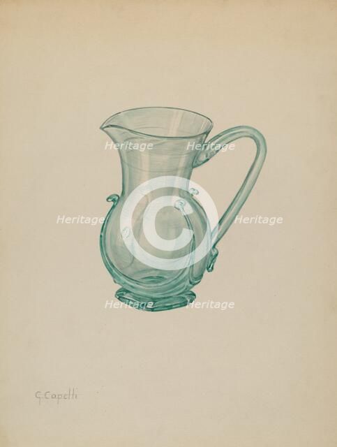 Creamer, c. 1937. Creator: Giacinto Capelli.