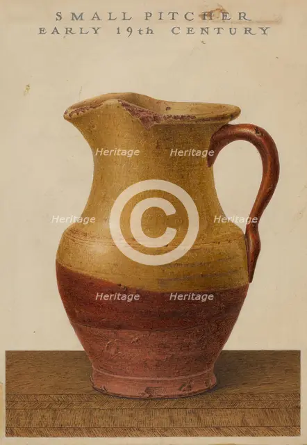 Creamer, c. 1938. Creator: John Matulis.