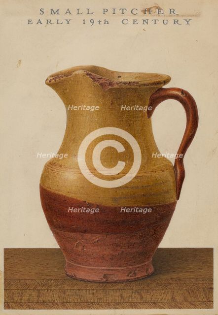 Creamer, c. 1938. Creator: John Matulis.