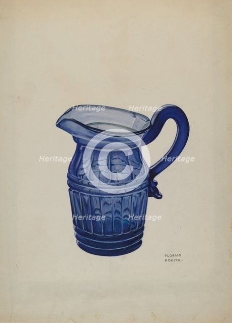 Creamer, c. 1939. Creator: Florian Rokita.