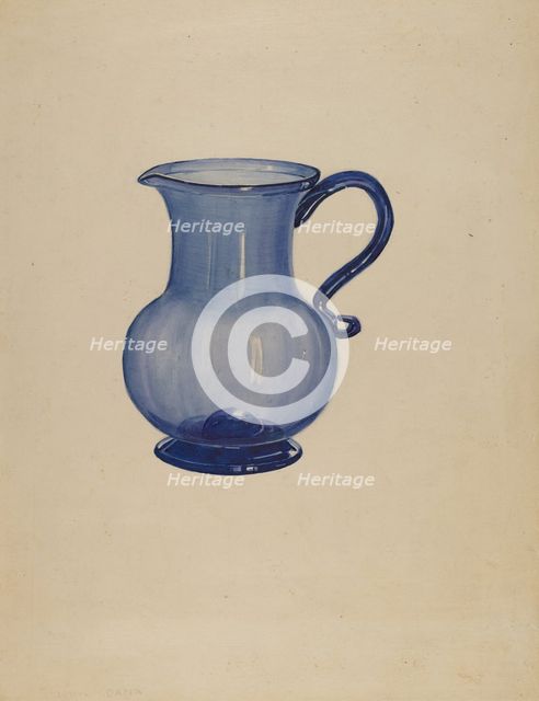 Creamer, c. 1940. Creator: John Dana.