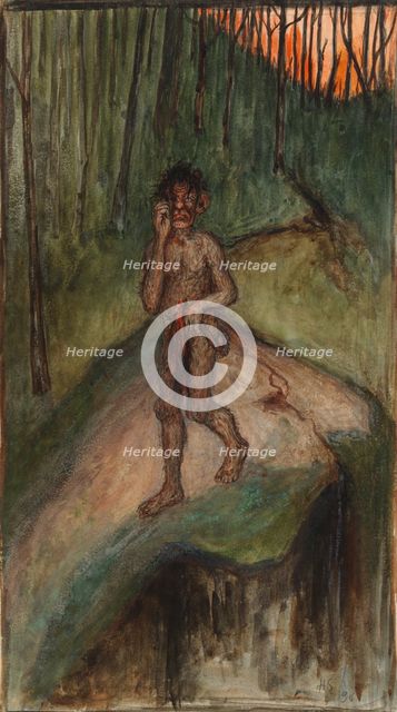 Creature, 1896. Creator: Hugo Simberg.