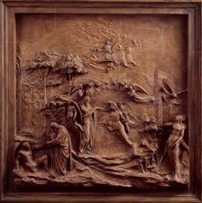 Creation of Adam and Eve, the Fall and the Expulsion from Paradise, (1425-1452), late 18th century. Creator: Unknown