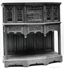 Credence, French, 15th-16th century. Creator: Unknown