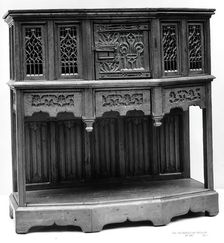 Credence, French, 15th-16th century. Creator: Unknown