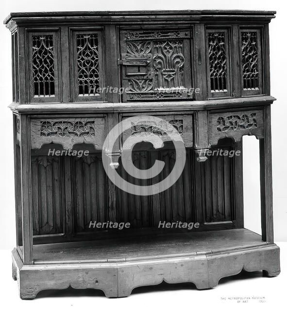 Credence, French, 15th-16th century. Creator: Unknown.