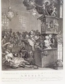 Credulity, Superstition and Fanaticism. A Medley 18th century. Creator: William Hogarth