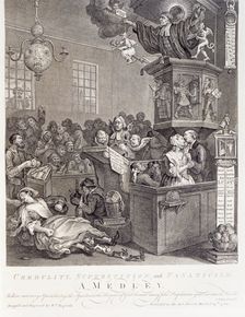 Credulity, Superstition and Fanaticism. A Medley 18th century. Creator: William Hogarth