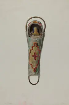Cree Papoose Doll, 1935/1942. Creator: Jane Iverson