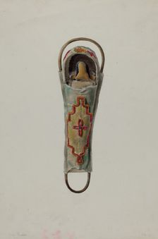 Cree Papoose Doll, 1935/1942. Creator: Jane Iverson