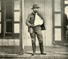 Creelman, just after Dismounting from Horse... Spanish-American War, 4 July 1898, (1899). Creator: Burr McIntosh